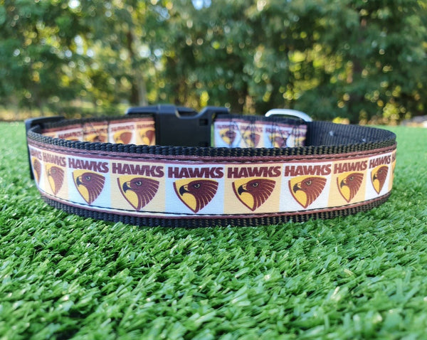 AFL Dog Collars, Footy - Aussie Rules - Moondidley Pets