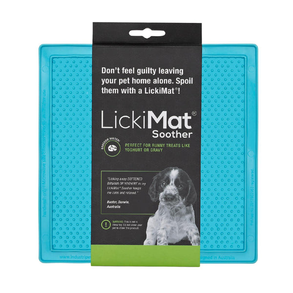 Lickimat Soother Original Slow Food Licking Mat for Cats & Dogs