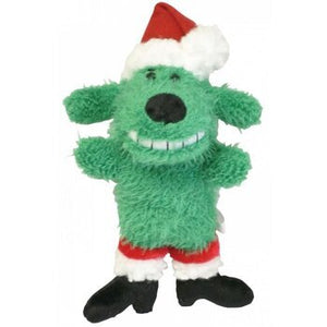 Christmas  Loofa Dog - Mini Green 6" 15cm