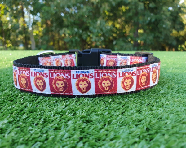 AFL Dog Collars, Footy - Aussie Rules - Moondidley Pets