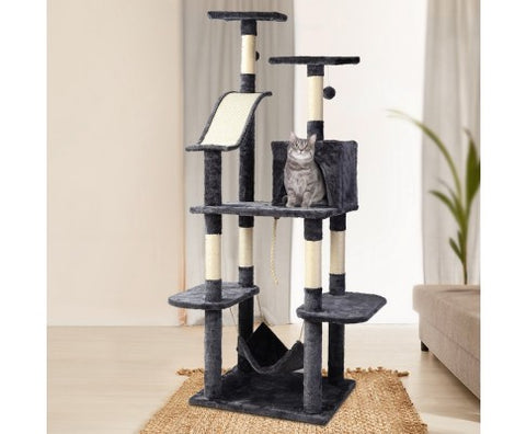 i.Pet Cat Tree Trees Scratching Post Scratcher Toys Condo House Furniture Wood 171cm