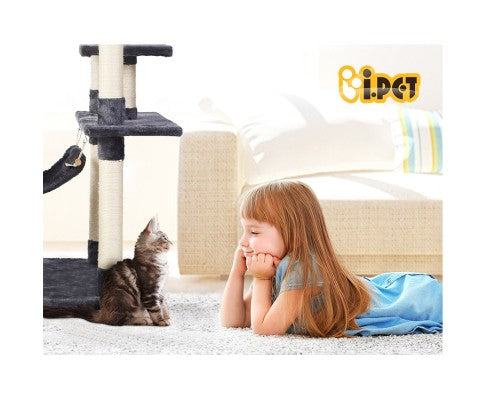 i.Pet Cat Tree Trees Scratching Post Scratcher Toys Condo House Furniture Wood 184cm