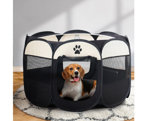 i.Pet Pet Dog Playpen Enclosure Crate 8 Panel Play Pen Tent Bag Fence Puppy