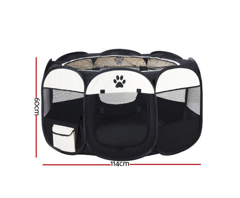 i.Pet Pet Dog Playpen Enclosure Crate 8 Panel Play Pen Tent Bag Fence Puppy