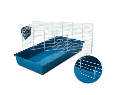 100cm Bunny Home Rabbit Guinea Pig Cage Hutch with Stand