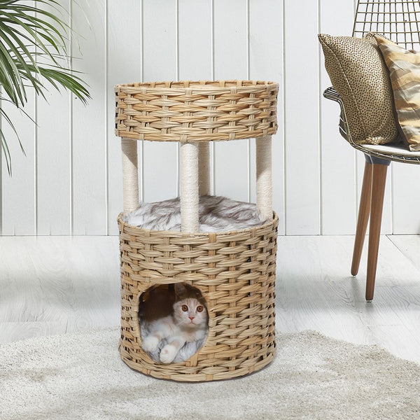 Pet Cat Bed House Sleeping Nest Calming Cushion Washable Non-toxic PaWz