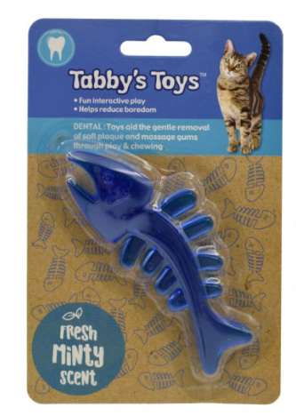 Cat Fish Skeleton Toy - Dental - Tabby's Toys