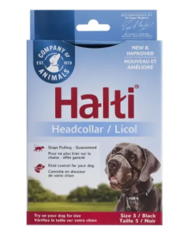 Halti Headcollar Black - Company of Animals.
