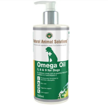 Natural Animal Solutions Omega 3 6 & 9 Oils for Dogs 500ML