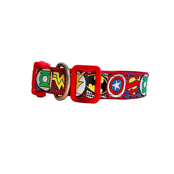 Superhero Dog Collar - Hand Made by The Bark Side