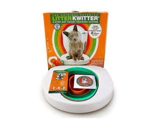 Cat Toilet Training System 3 Step Litter Kwitter Pet Training DVD Instruction
