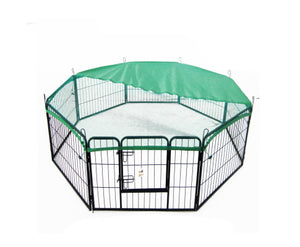 Paw Mate Pet Playpen Heavy Duty 8 Panel Foldable Dog Cage + Cover