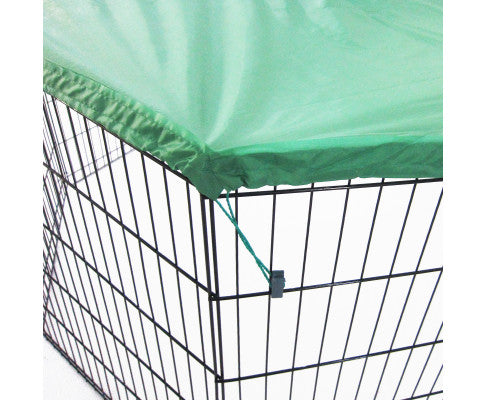 Paw Mate Green Net Cover for Pet Playpen Dog Exercise Enclosure Fence Cage