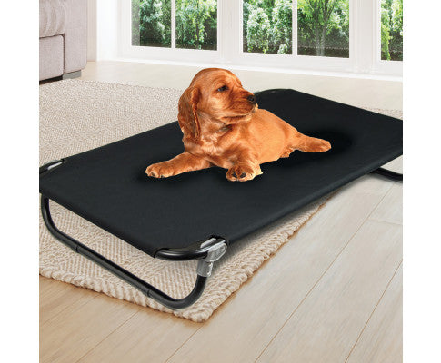 110 x 65cm Dog Pet Bed Foldable Elevated Portable Waterproof Outdoor Raised Basket