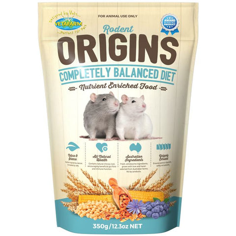 VETAFARM RODENT/MICE/RATS ORIGINS 350G