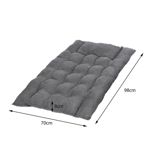 Pet Bed 2 Way Use Dog Cat Soft Warm Calming Mat Sleeping Kennel Sofa PaWz
