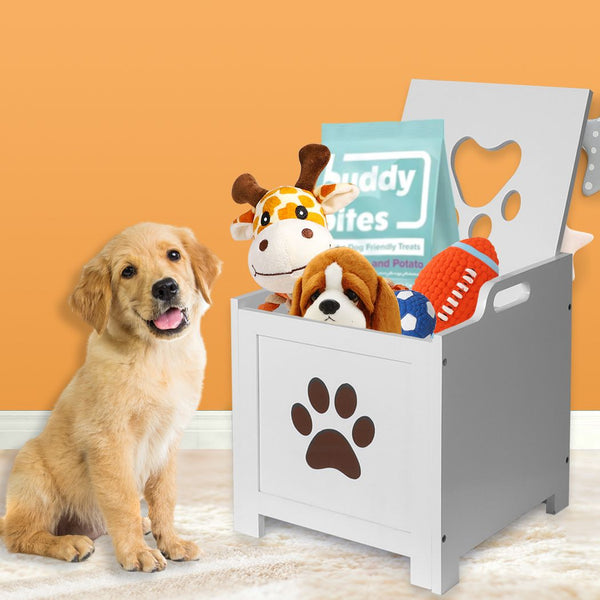 Pet Toy Box Storage Container Organiser Cabinet Indoor Dog Cat
