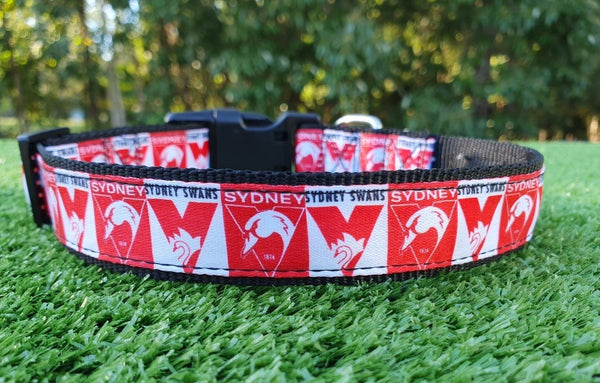 AFL Dog Collars, Footy - Aussie Rules - Moondidley Pets