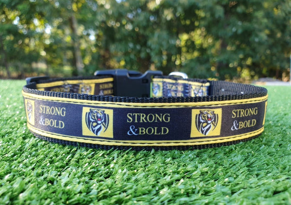 AFL Dog Collars, Footy - Aussie Rules - Moondidley Pets